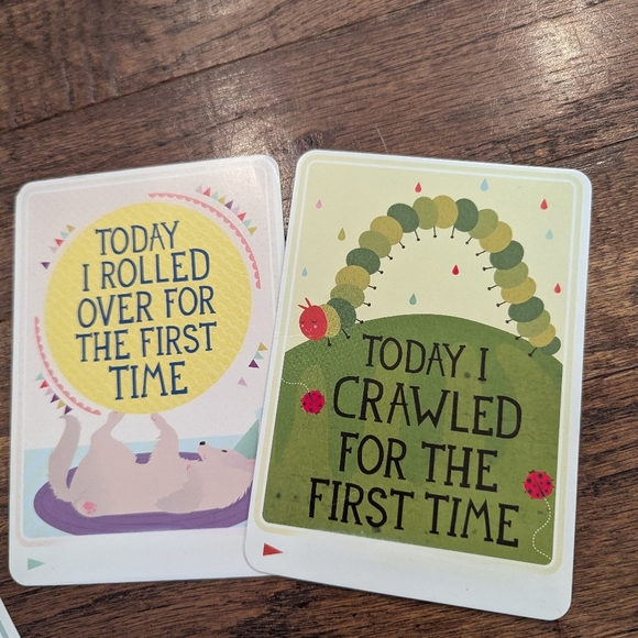Milestone Baby Cards Comprehensive Set Includes cards covering major milestones - Picture 5 of 11